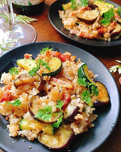 夏のスタミナガーリックライス