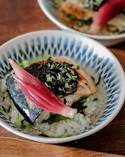 焼き鯖茶漬け