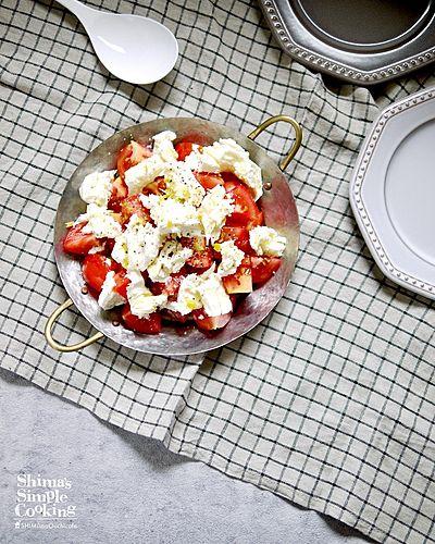 レモン香るカプレーゼ