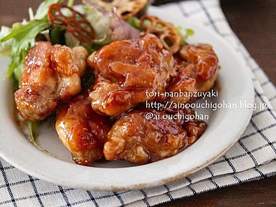 漬け込み不要！3ステップで簡単！揚げない鶏肉の南蛮酢焼き♪