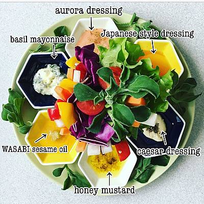 6種のドレッシング