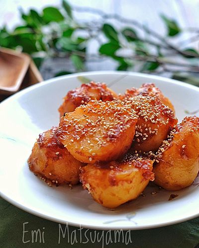 じゃがいもの甘辛おかかバター煮