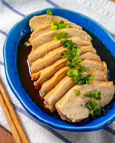 レンジで簡単！『アジア風鶏むねチャーシュー』