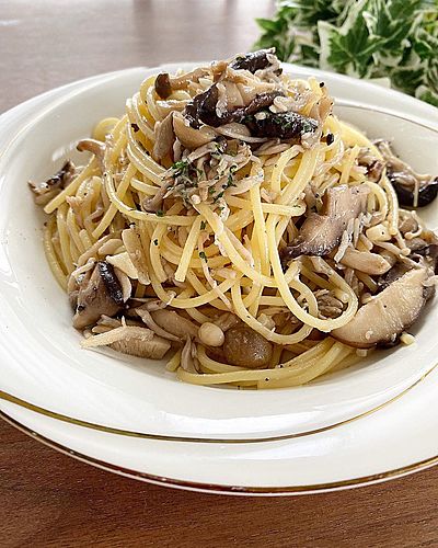 きのこの和風パスタ