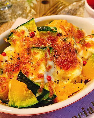 かぼちゃのマヨチーズ焼き