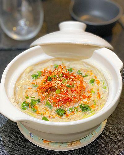 ごま豆乳キムチうどん