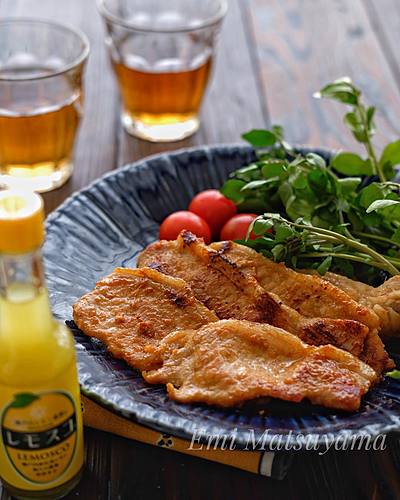 豚のレモスコ生姜焼き＊