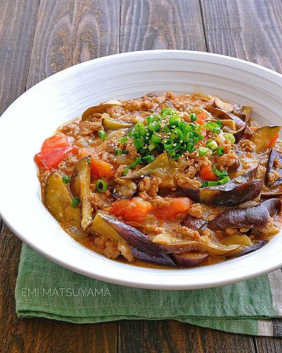 トマト麻婆なす