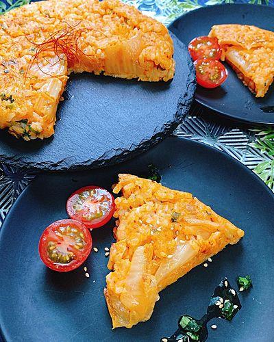 キムチーズ焼きご飯