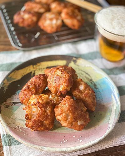ふわシャキ食感が楽しい！ふわふわレンコンチキンナゲット