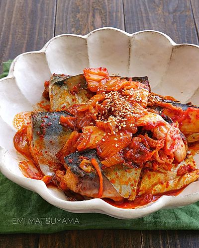 簡単！サバのキムチ煮
