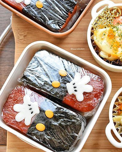 ケチャてりdeミッキースパムむすび