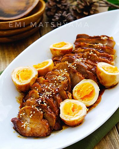 焼かずに出来る＊柔らか本格焼豚風煮豚＊