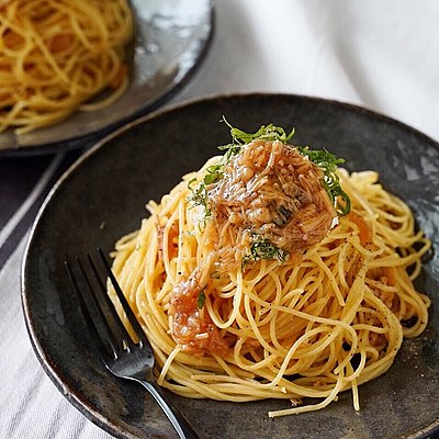節約なのに1番人気！我が家のなめたけパスタ