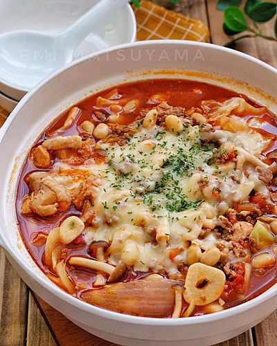 絶品！オススメ！＊チリコントマト鍋＊