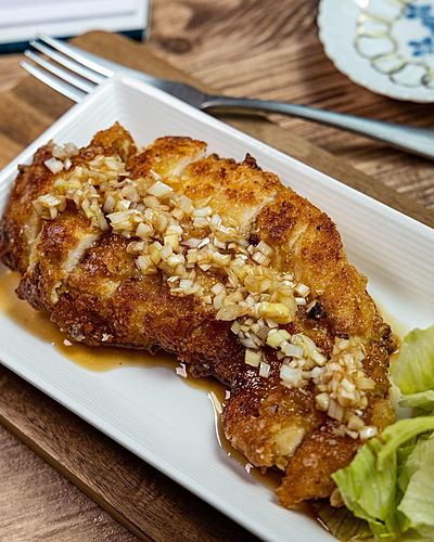 香味ダレでさっぱりおいしい！『鶏むね竜田の香味ダレ』