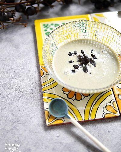 冷たいココナッツミルクぜんざい