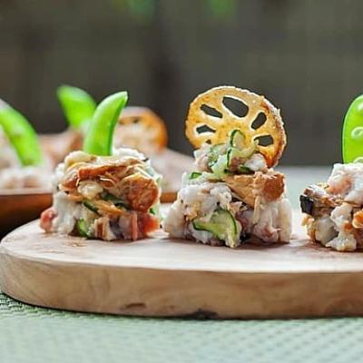 サバ缶のウメぇ～サラダ