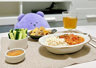 【10分】ご飯・パスタ・パンに◎チキンのトマトクリーム煮込み