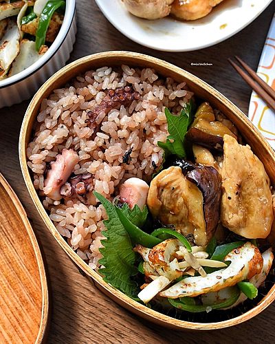 胸様とナスの甘酢がらめ