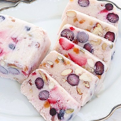 麹甘酒と豆乳のカッサータ