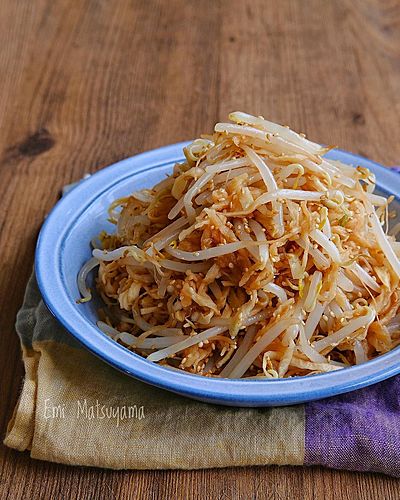 切り干し大根ともやしの中華和え﻿