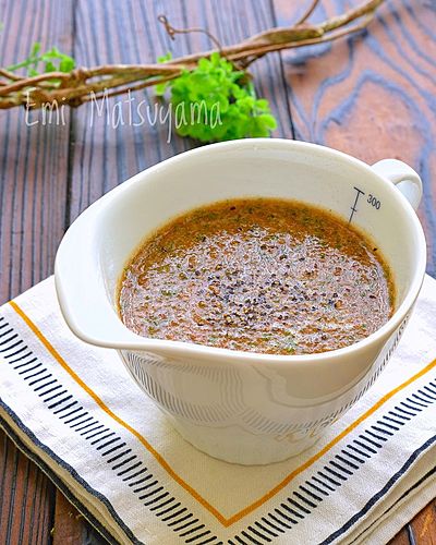 万能！にんたまパセリトマトだれ﻿