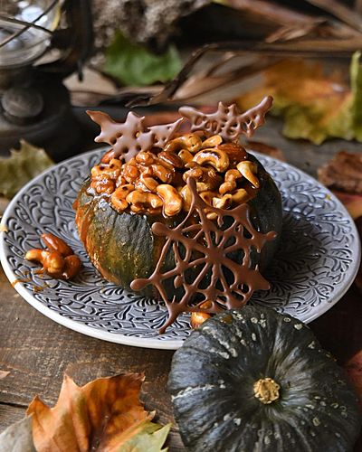 丸ごとかぼちゃのチーズケーキ