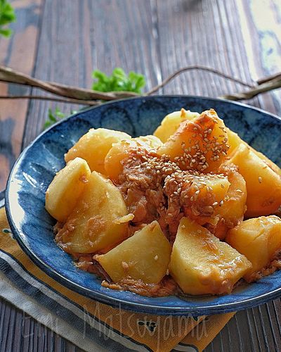 あと一品に！レンチンツナじゃが