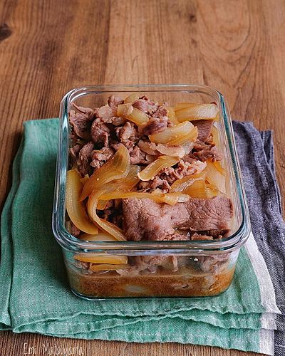 作り置きに便利！牛丼の具﻿