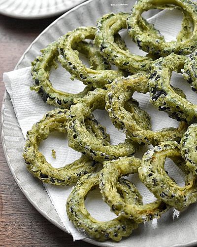 ゴーヤの磯辺揚げ