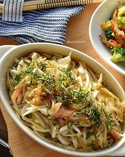 新玉ねぎと生ハムの和風マリネ