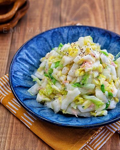 たっぷり作って翌日も美味しい＊白菜とツナのマヨサラダ＊