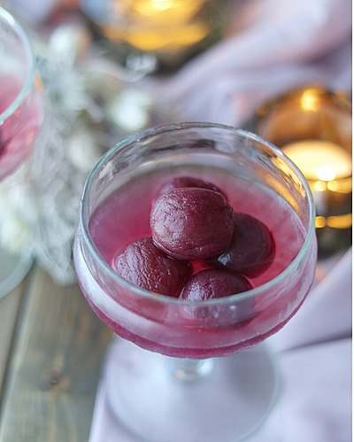 葡萄のコンポート