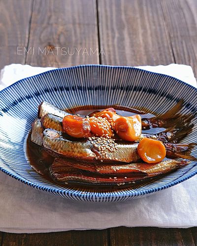 圧力鍋不要！骨まで食べられるいわしのさっぱりにんにく煮﻿