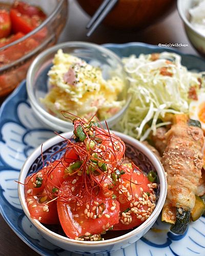 韓国風トマトサラダ