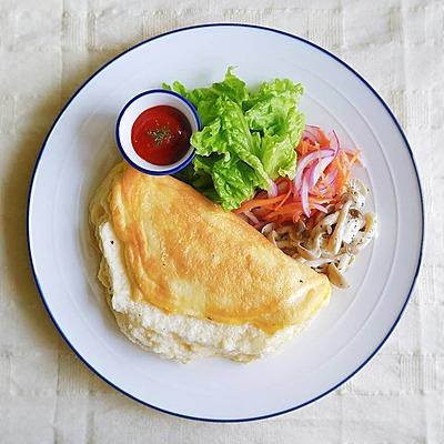 ふわふわスフレオムレツ