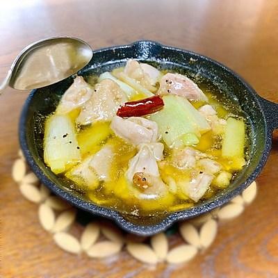 ねぎまのアヒージョ