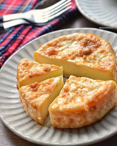 カマンベールチーズの甘味噌漬け