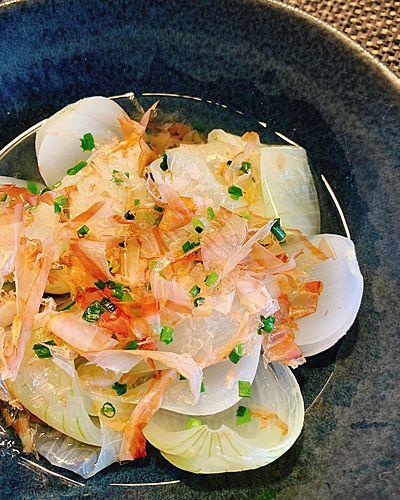 新玉ねぎのレンジ蒸し