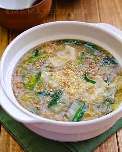 食べたら餃子味！のとろりんスープ