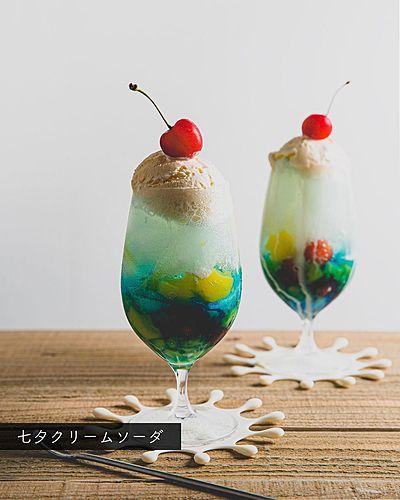 七夕 クリームソーダ