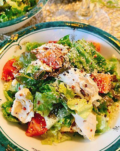 ささみ入りサラダ(シーザーサラダ風)