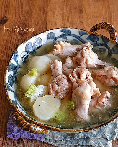 ほろほろ手羽元とかぶの旨塩煮﻿