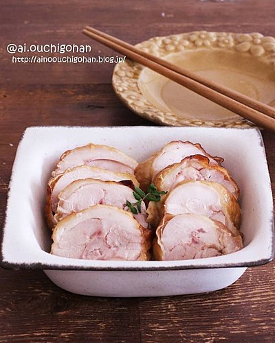 オーブンで焼く鶏チャーシュー