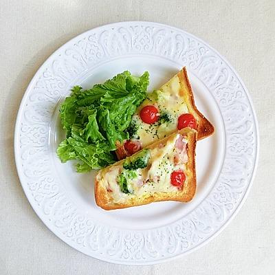 キッシュ風トースト