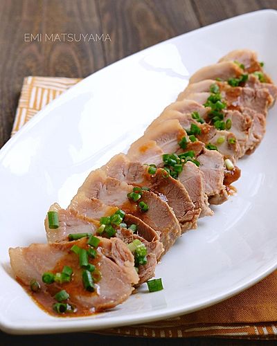 絶品！！柔らか茹で豚の旨味噌チャーシュー