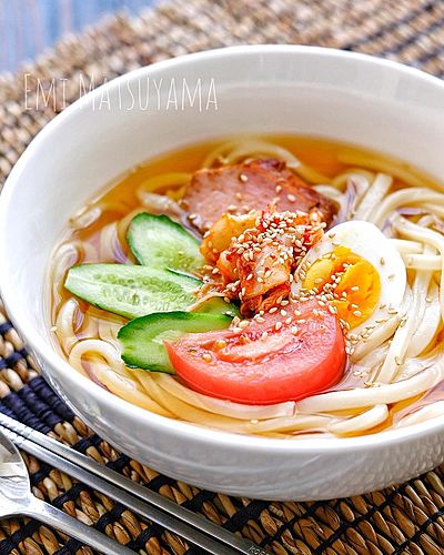 もっちもち＊冷凍讃岐うどんで冷麺うどん＊