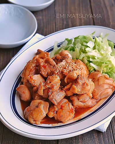 鶏肉のスイチリオイスター炒め﻿