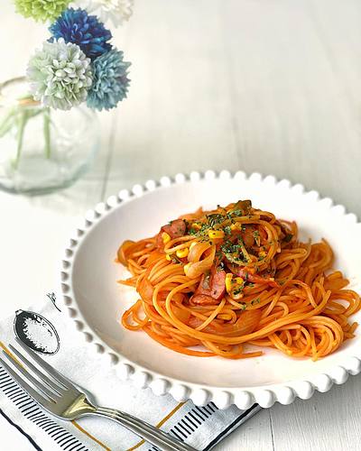 昔懐かし＊喫茶店風ナポリタン＊